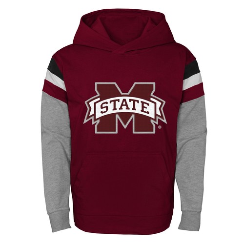 Outerstuff Молодежная легкая толстовка Mississippi State Bulldogs NCAA, темно-бордовая