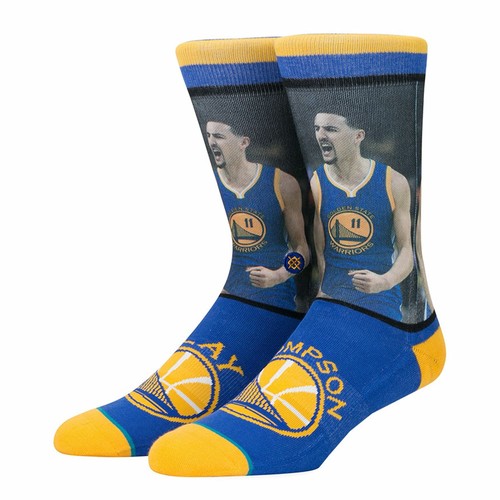 [M548D17KLA-BLU] Мужские носки Stance NBA Golden State Warriors Klay Thompson