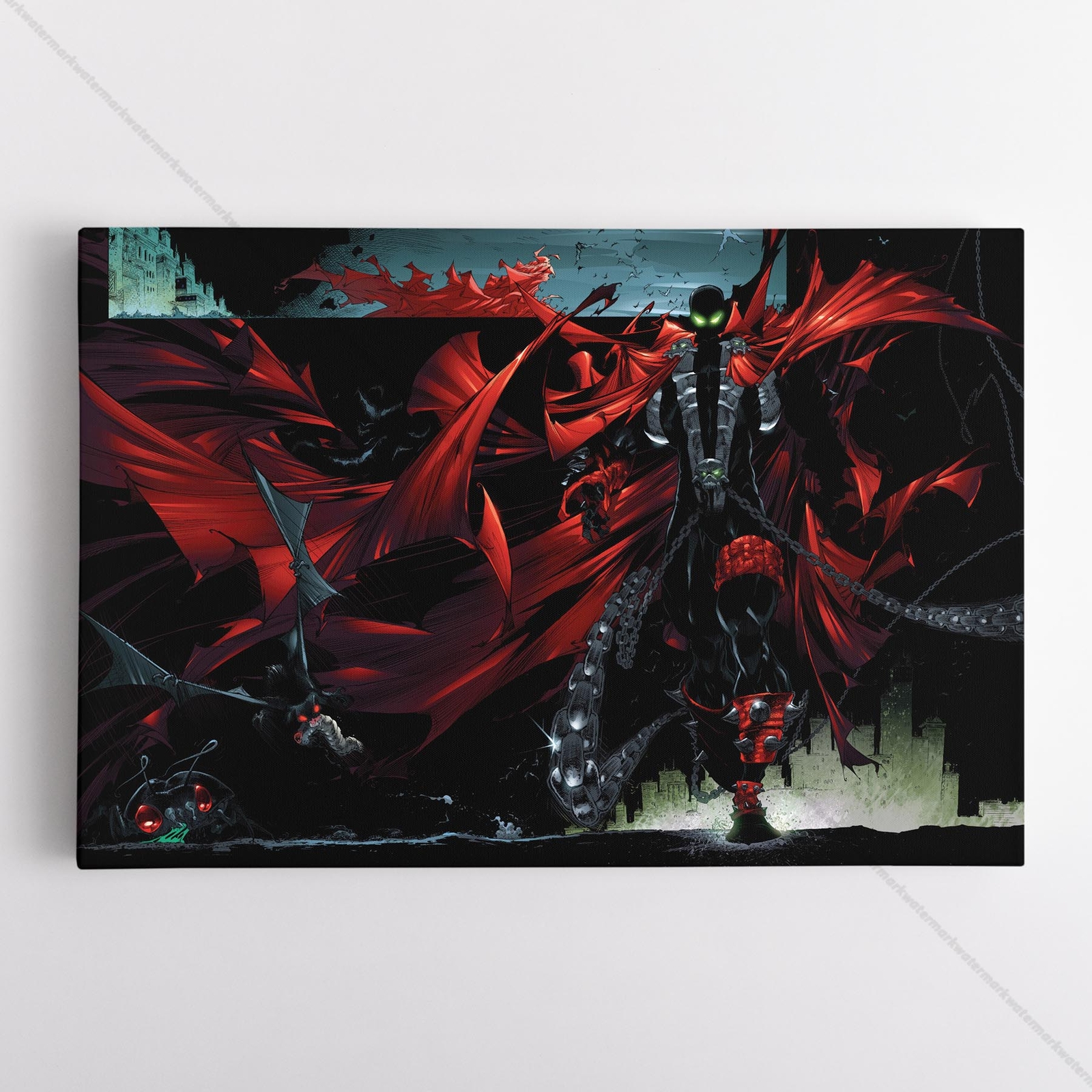 Spawn 127 Poster Canvas Comic Book Cover Art Print #D