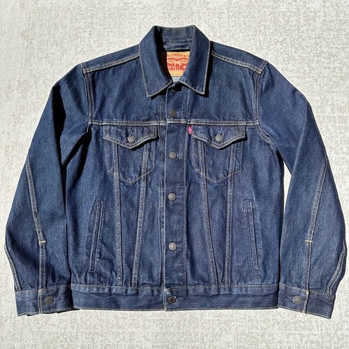 Levi's Dark Wash Denim Classic Trucker Jacket Small EUC