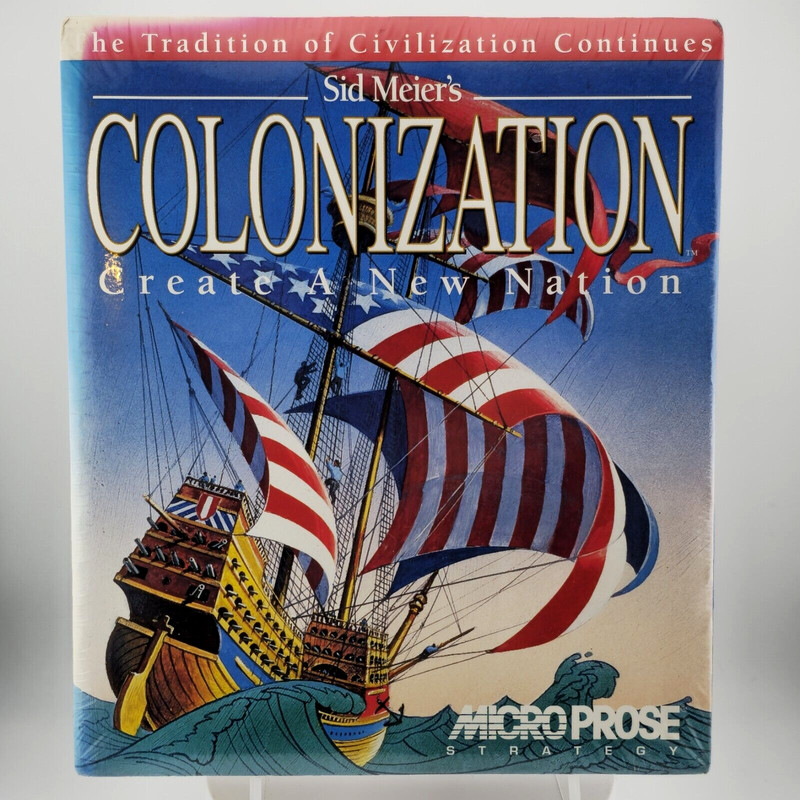 Sid Meier's Colonization, 1994, Big Box, New & Sealed