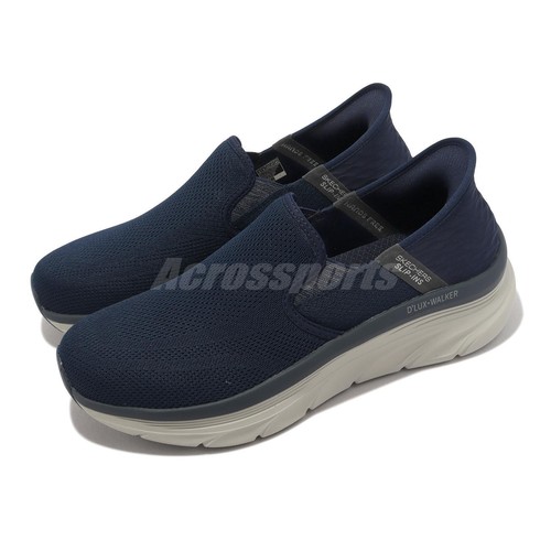 

Skechers D Lux Walker-Orford Slip-Ins Navy Men LifeStyle Повседневная обувь 232455-NVY, Серый, D Lux Walker-orford Slip-ins