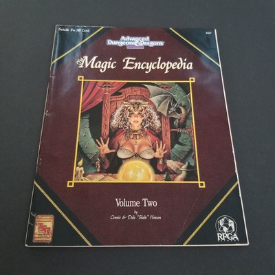 The Magic Encyclopedia Vol 2 AD&D Dungeons & Dragons 2nd Edition 1993 TSR #9421