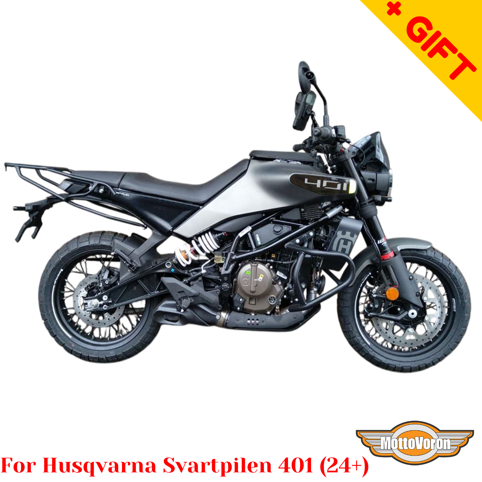 For Husqvarna Svartpilen 401 Rear luggage rack Rear rack