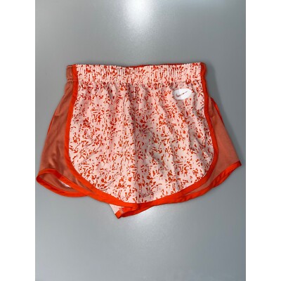 Nike Women's Dri-Fit Shorts DM7741-610 Large Running Orange NWT