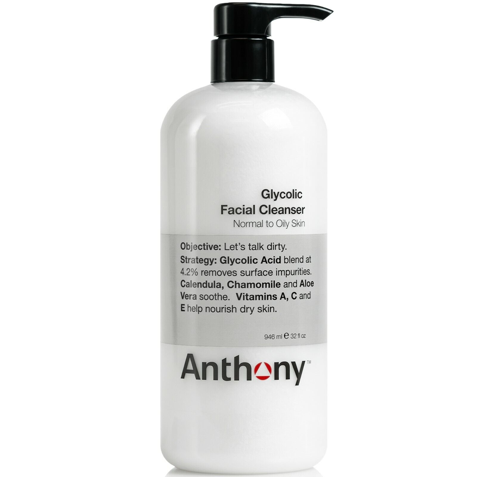 Anthony Glycolic Facial Cleanser, Normal to Oily Skin, Glyco