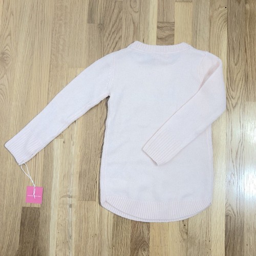 Isaac Mizrahi Kids Sweater Small Pink Shine Sequin Long Sleeve NWT Gift Tag