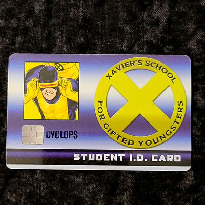 CYCLOPS -  Student ID Card - MVID-018 Exclusive Marvel Heroclix