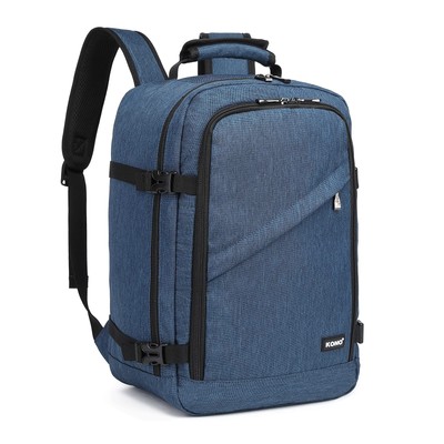 Kono Carry on Backpack, 16'' Airplane Approved Under Seat Travel Backpack for ...