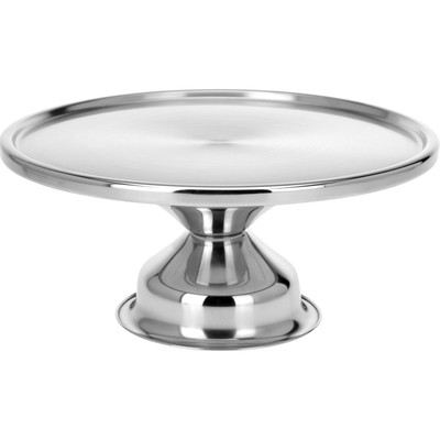Kuchenplatte 33cm Edelstahl Tortenplatte Tortenständer Kuchenständer Standplatte