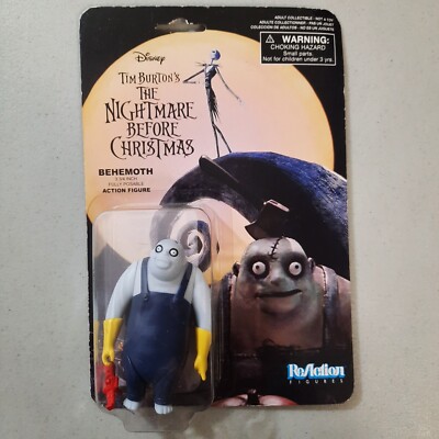 VTG Nightmare Before Christmas Behemoth Action Figure Funko ReAction Retro Toy