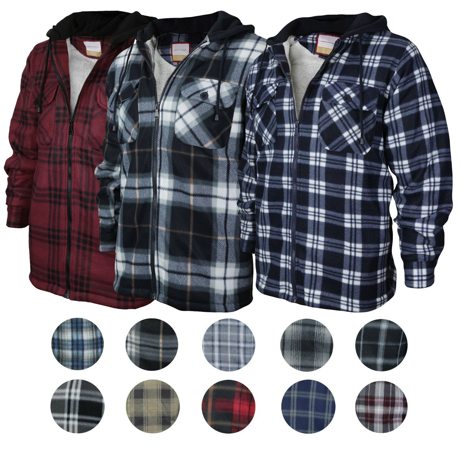 moose creek flannel hoodie