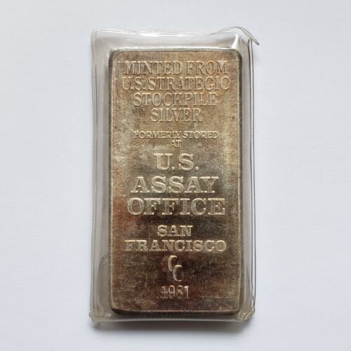 10 oz 999 Silver Bar - Strategic Stockpile US Assay Office