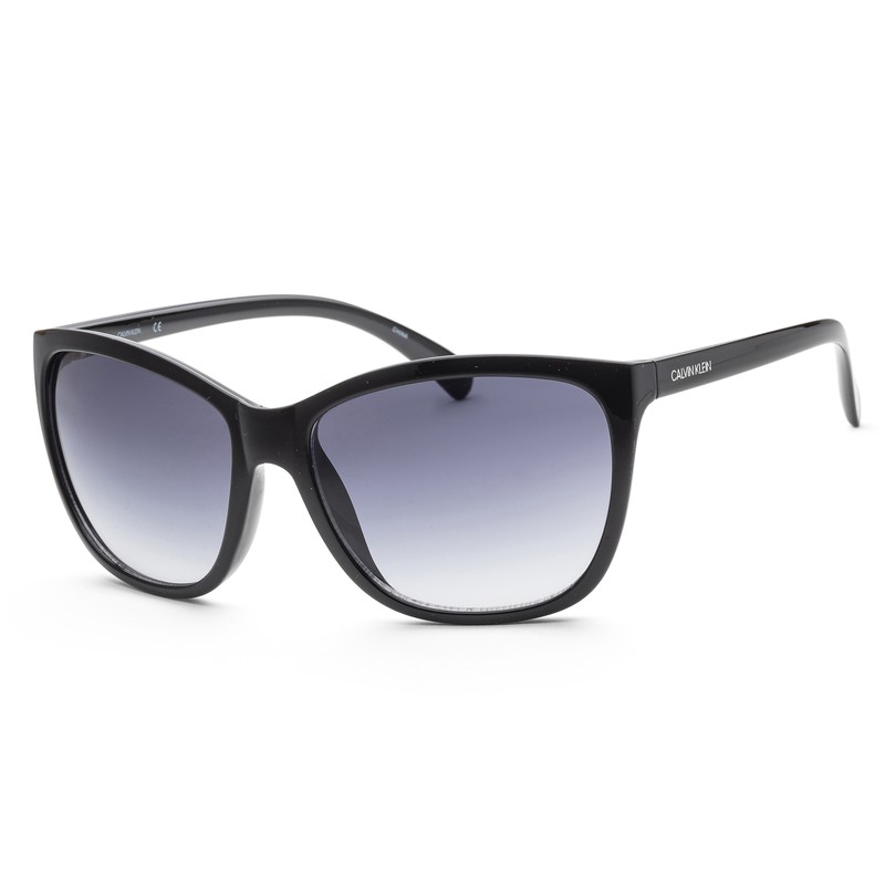 Calvin Klein Women Fashion 60mm Black Sunglasses CK19565S-001