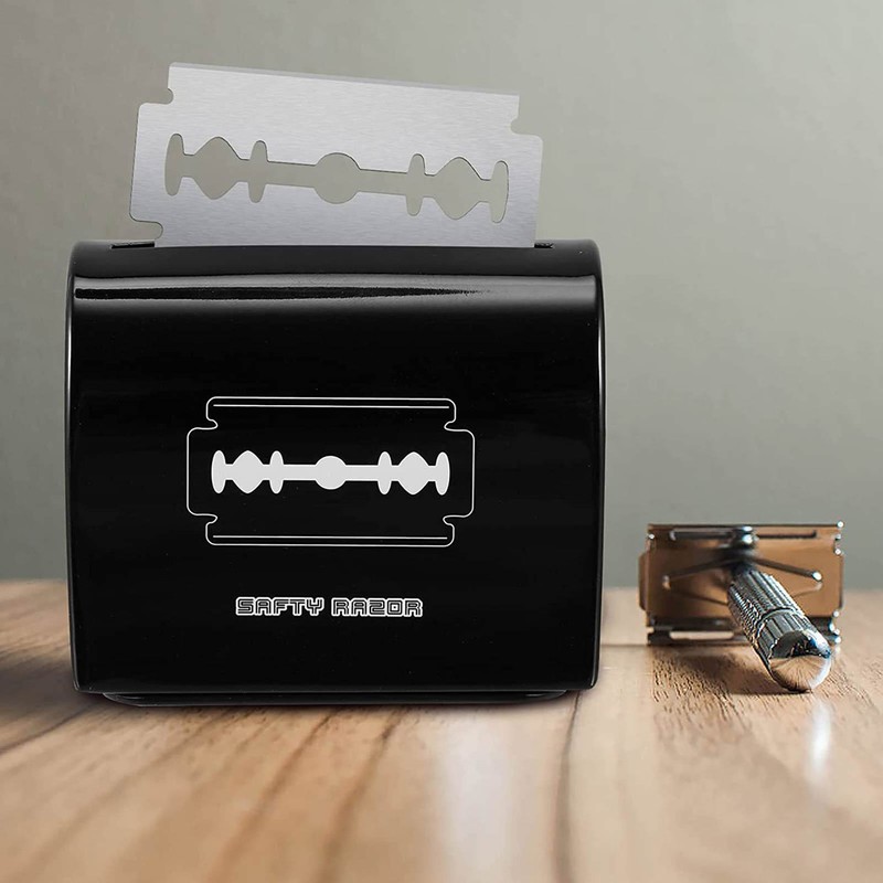 Blade Disposal Case Safety Storage Bank Edge For Shaving Bla