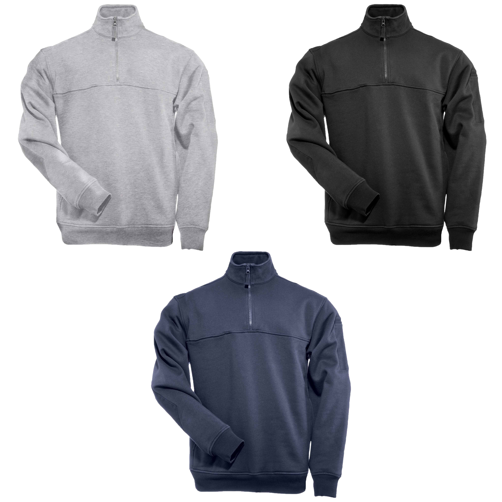 5 11 Tactical Job Shirt 1 4 Zip Pockets Long Sleeve Style 72314 Sizes Xs 4xl Ebay