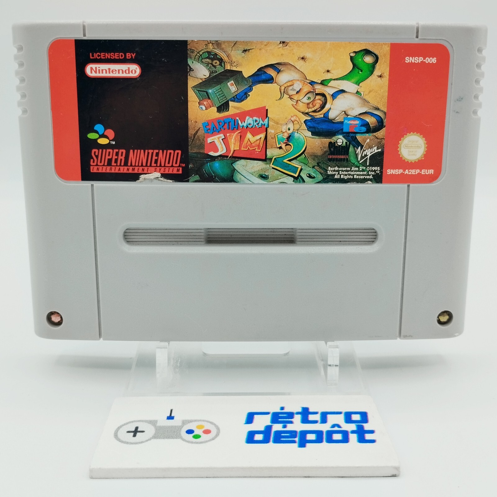 Earthworm Jim 2【中古・snes北米版】 Earthworm Jim 2 / Super Nintendo SNES / PAL / EUR #1 | eBay