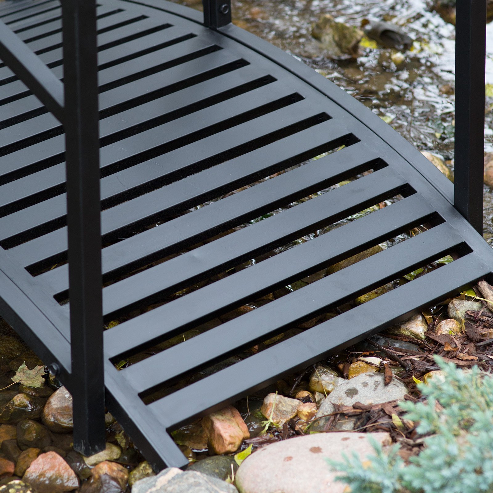 Modern Black Finish Metal 52