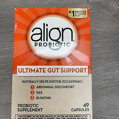 ALIGN Probiotic ULTIMATE GUT SUPPORT  49 caps Exp 2025 (Brand New)
