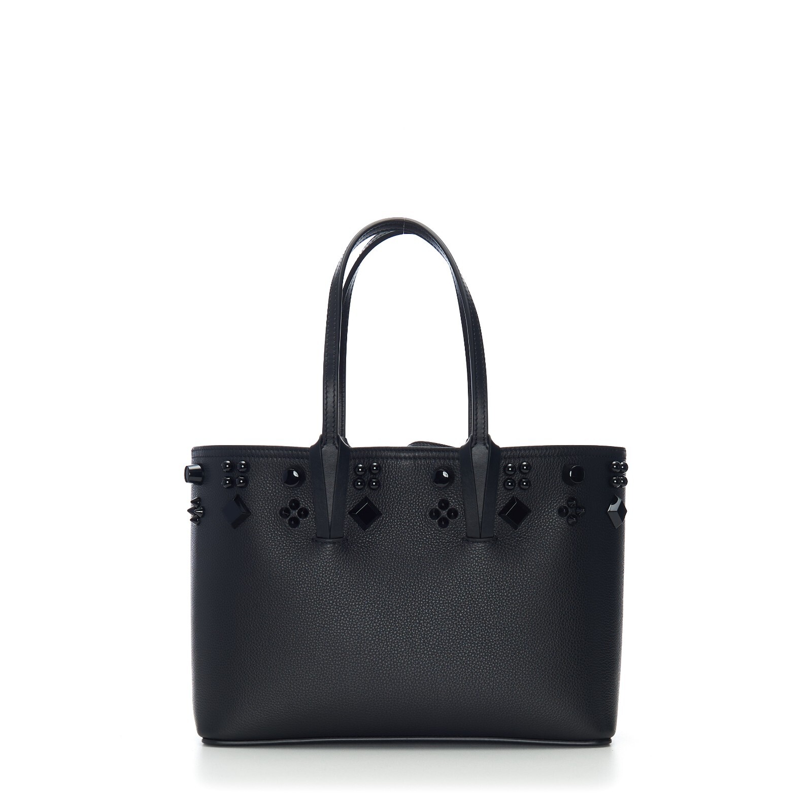 トートバッグ Christian Louboutin Shopper CHRISTIAN LOUBOUTIN: Denim Embroidered Spiked Cabata Tote