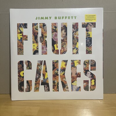 JIMMY BUFFETT FRUITCAKES - VINYL 2-LP NEW, SEALED Colored Sunshine Ray & Apricot