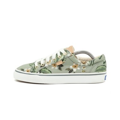 Keds Damen Champion WF64518 Sneaker Grü geblümt Canvas Weiche Innensohle EU 37.5