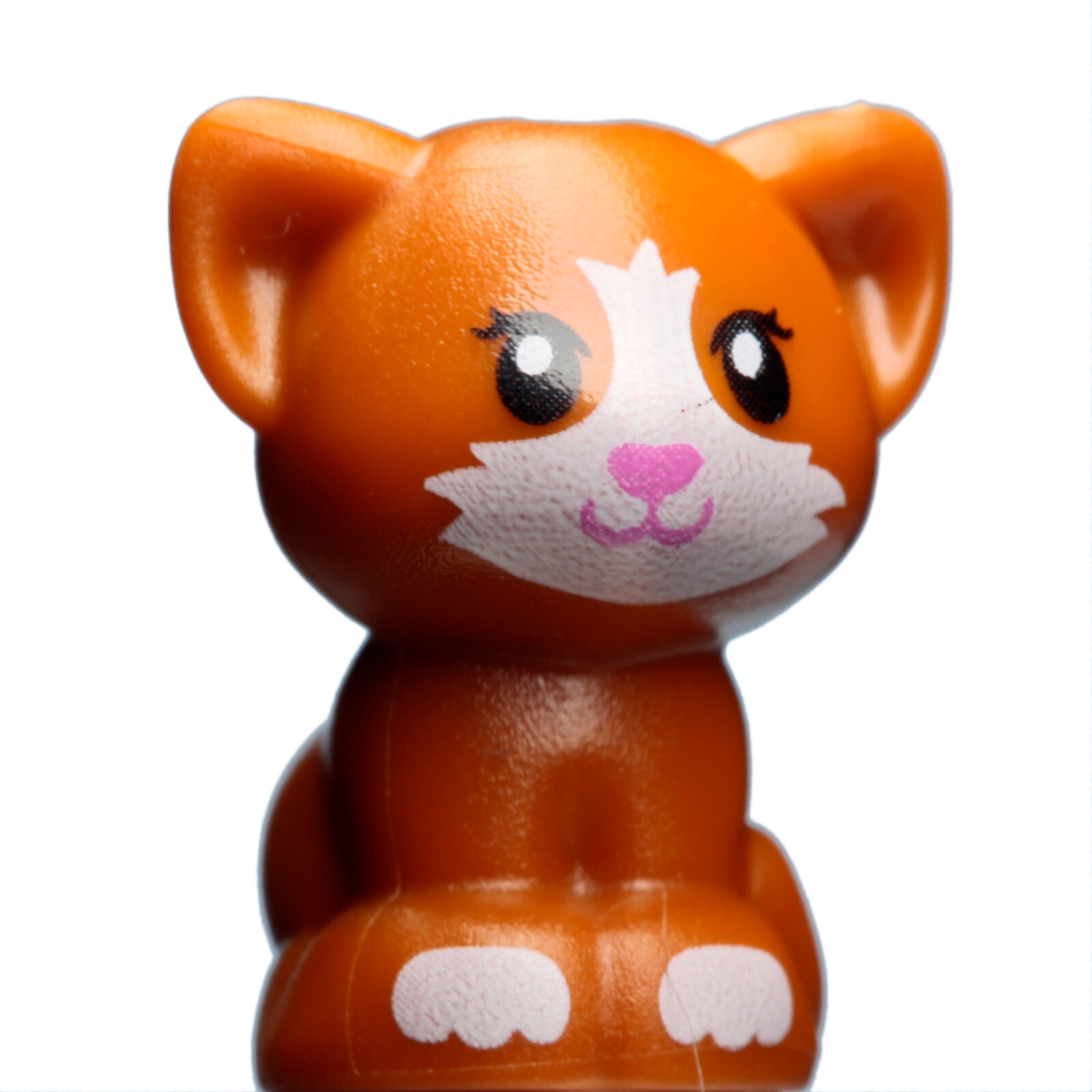 NEW LEGO - Animal - Land - Cat Kitten Dark Orange - Friends