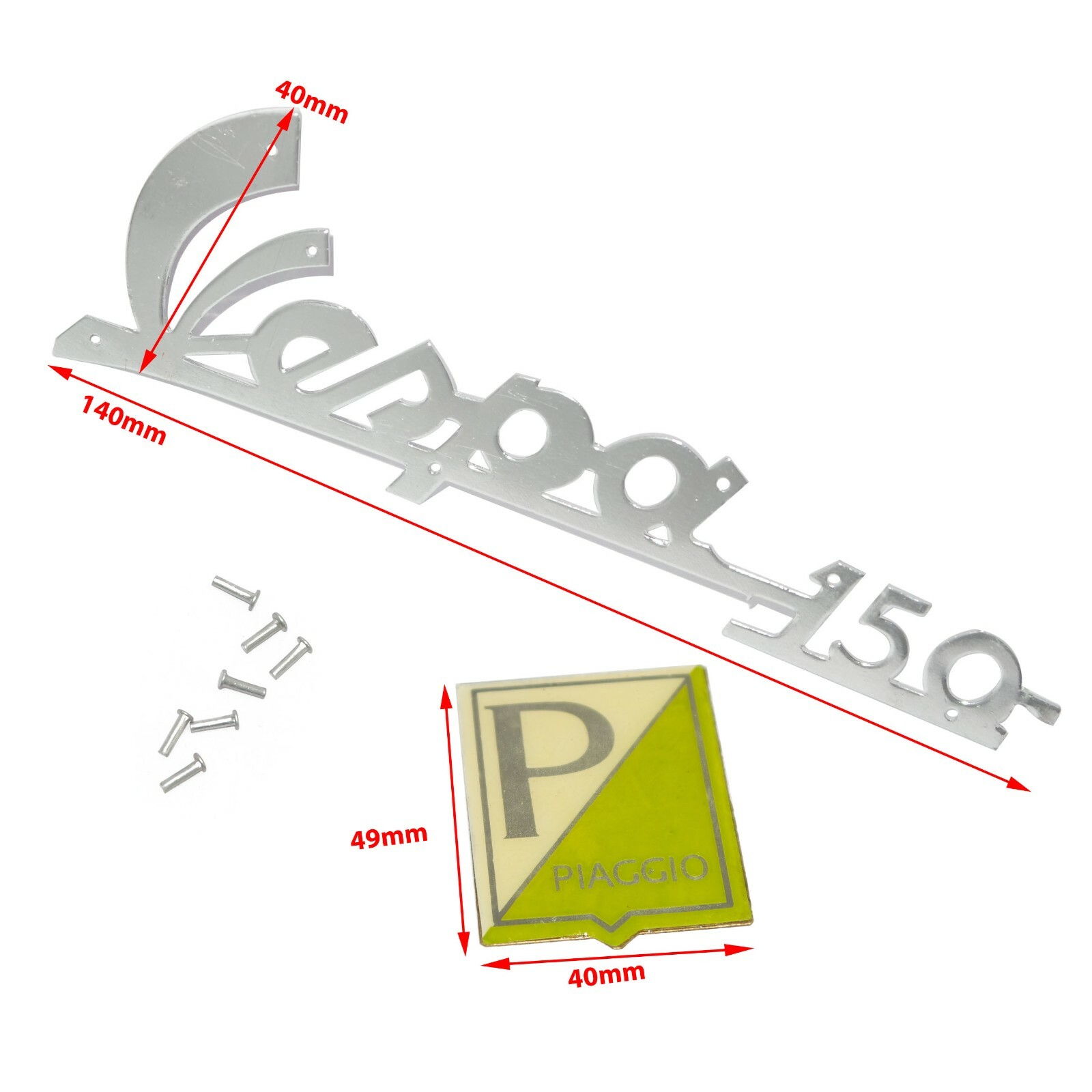 New Vespa 150 Badge Motif And Decal Kit  