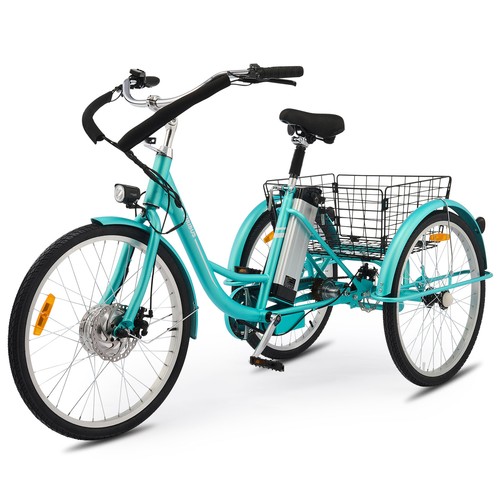 Secondhand 26" Electric Tricycle for Seniors 3 Wheel for Adu