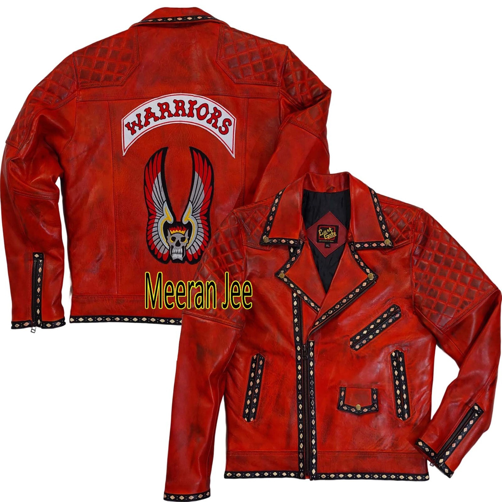 The Warriors Movie Custom Biker Jacket Halloween Coney