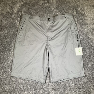 Above The Links Shorts Men s XL Performance Golf Stretch Gunmetal NEW