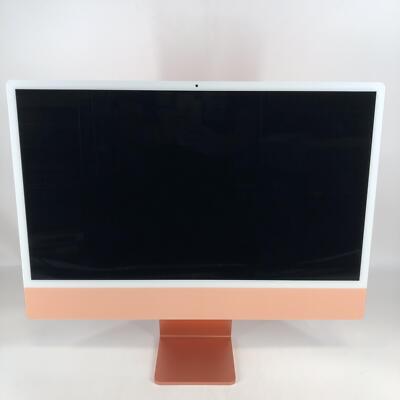 iMac 24 Orange 2021 3.2GHz M1 8-Core CPU/GPU 16GB 512GB SSD Excellent w/ Bundle