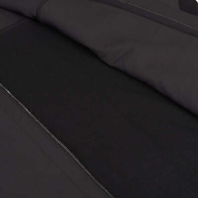 Pre-owned Loro Piana 3850$ Holburn Zip-up Hooded Bomber Jacket - Caviar Black Virgin Wool