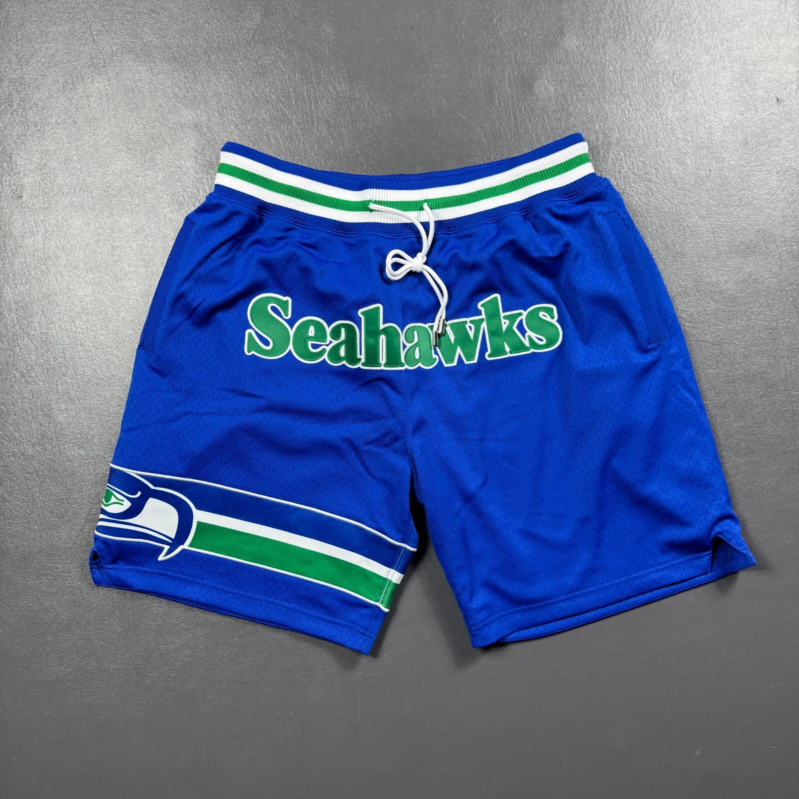 100% Authentic Just Don x Mitchell Ness Seattle Seahawks Royal