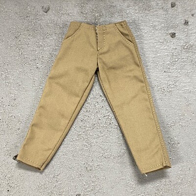 MO-RXPT-KAH: 1/12 Relax Fit Casual Pants for 6'' slim figure body - Khaki