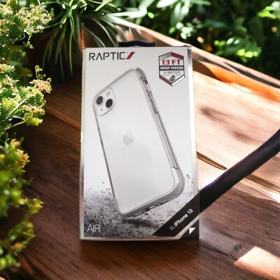 NEW Raptic Air iPhone 13 Case, Shockproof, Drop Safe Tested from 13 ft,  Clear