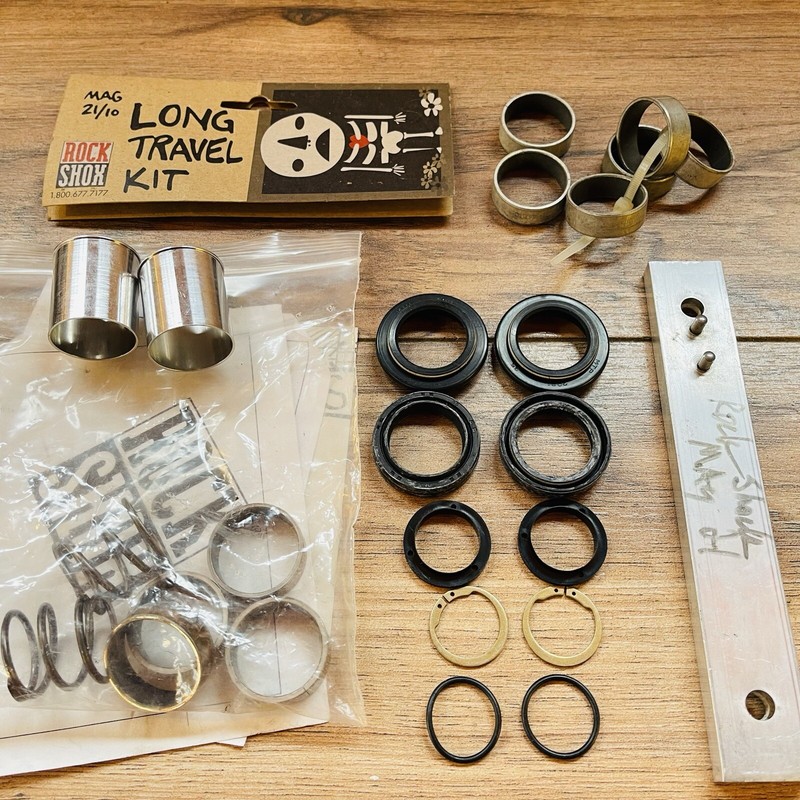 Open Package Rock Shox Mag 21 Service Parts Long Travel Kit Tool