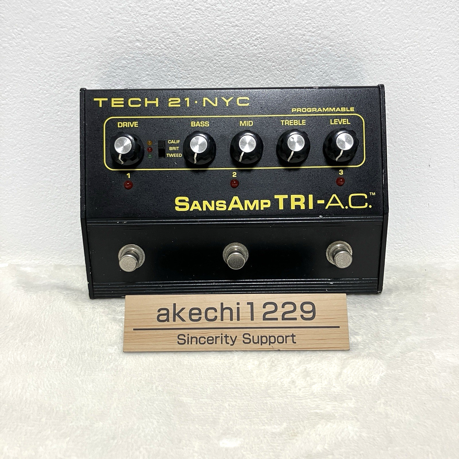 TECH 21 SansAmp TRI-A.C. ギターエフェクター Tech21 SansAmp TRI-A.C. Triple Channel Overdrive Pedal | zZounds