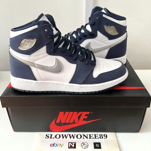 Nike Air Jordan 1 Retro High GS Sz 6Y Co.JP Japan Midnight Navy 