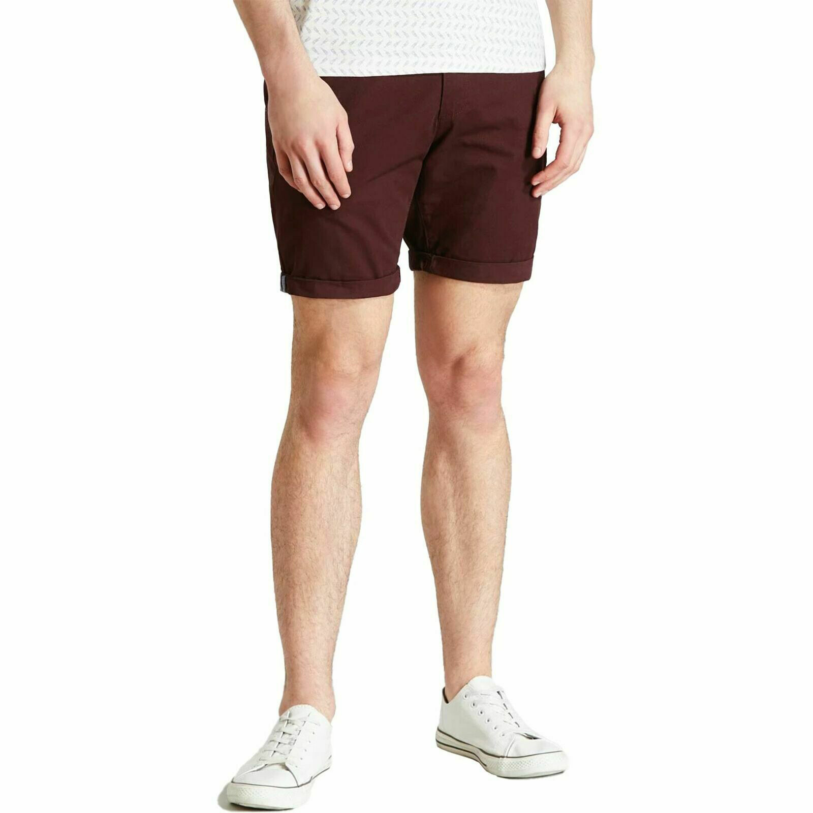 Mens Ex Matalan Chino Shorts Summer 100 Cotton Jeans Half Pant Casual