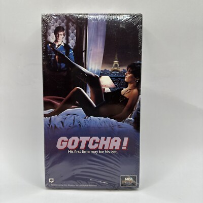 Gotcha! 1985 RARE VHS  New/Sealed With Watermarks Anthony Edwards