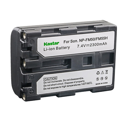 Kastar Battery Charger Sony NP-FM50 NP-FM55H DSC-F707 DSC-F717 DSC-F828 DSC-S85
