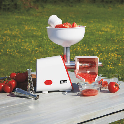 Electric Tomato Press Strainer Machine Mill Salsa Fruit Vegetable Sauce Juicer