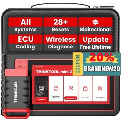 THINKCAR Auto All System Diagnostic Tool Bidirectional Scanner K-ey Coding CANFD