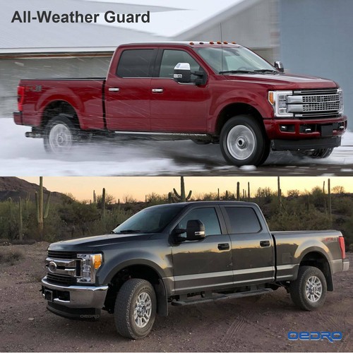 TPE Floor Mats Liner for 2017-2024 Ford F-250 F-350/450/550 Super Duty Crew Cab