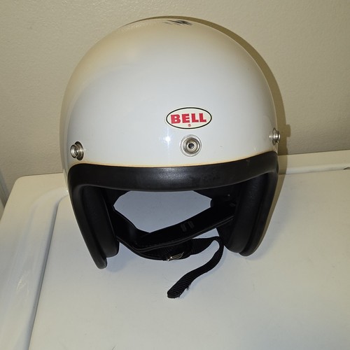 VTG 60's BELL Toptex 500-TX White Motorcycle / Auto Racing