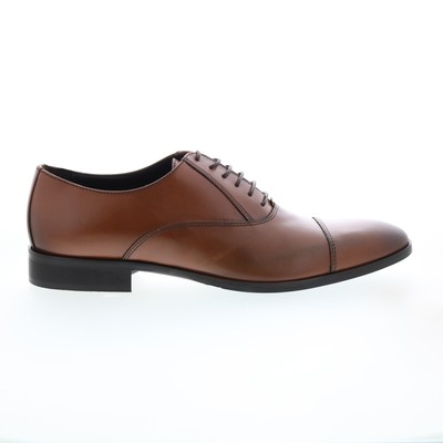 Bruno Magli Caymen BM600093 Мужские коричневые оксфорды и туфли на шнуровке с закрытым носком 11
