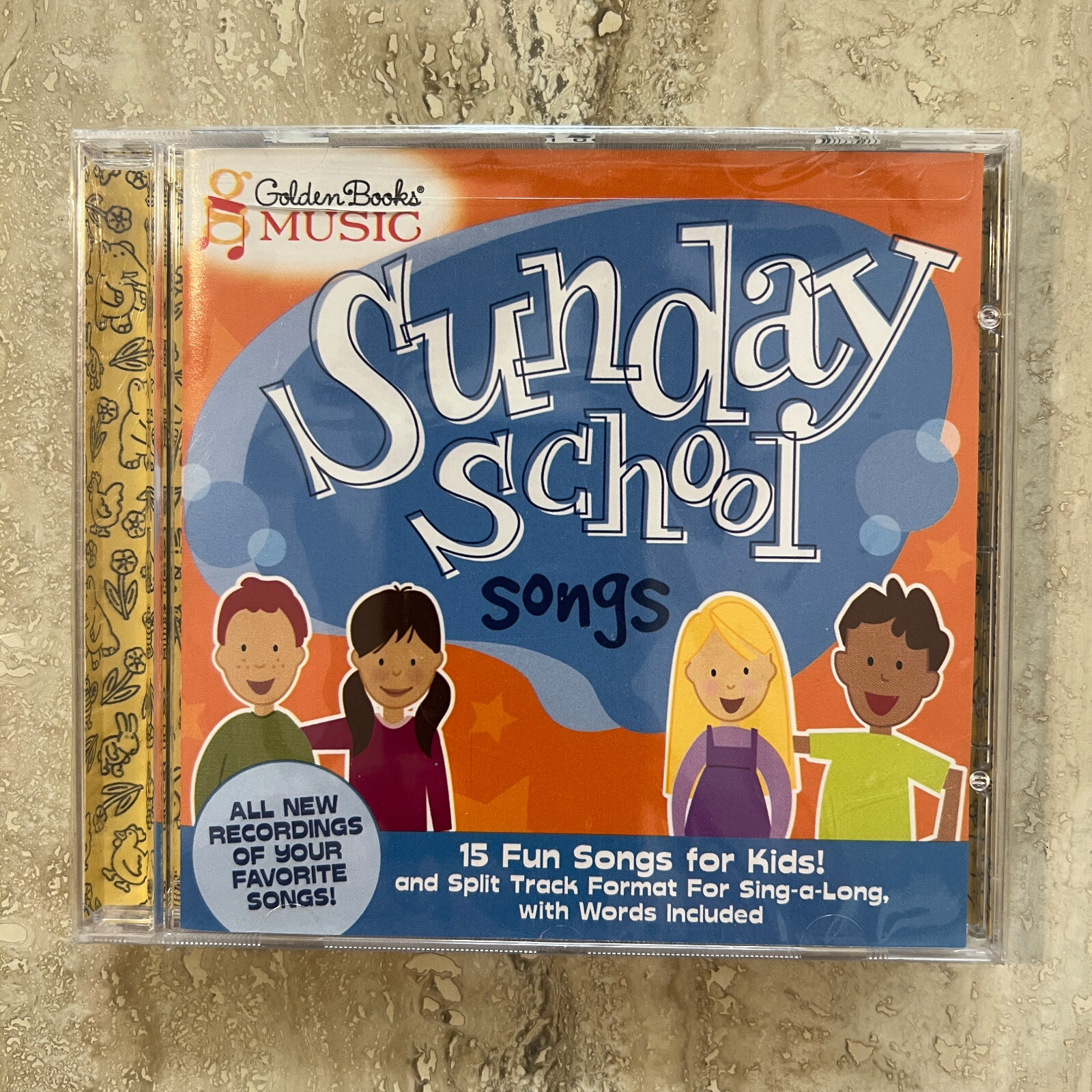 CD Sunday School Songs For Kids Sing A Long Track ©2003 (New