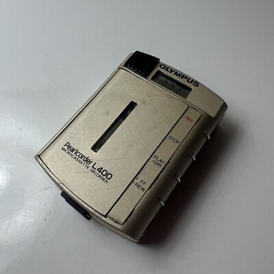 Olympus Pearlcorder L-400 Ultra Compact Microcassette Recorder
