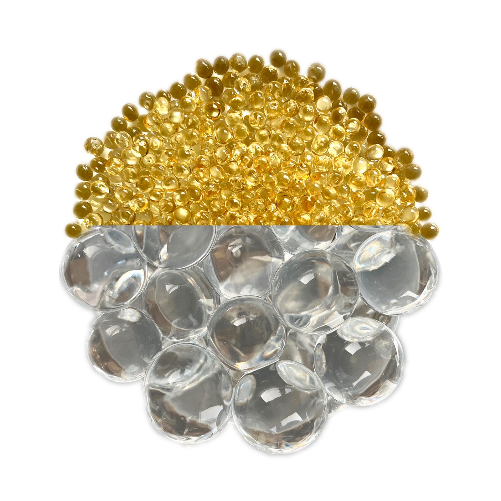 Jumbo XXL Hydroperlen Granulat große Wasserperlen Aquaperlen Wasser Kugeln Klar